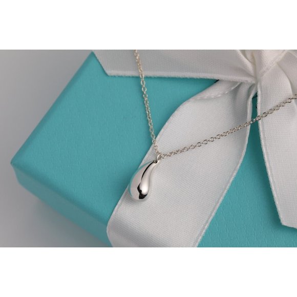 Tiffany & Co. Jewelry - Tiffany & Co. Elsa Peretti Sterling Silver Teardrop Necklace